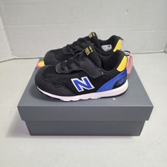 New Balance 515 New-B Hook & Loop Toddler Size 7.5 Wide Black NW515BA