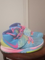 Nike Kyrie 6 Pool Day Shoes Mens 7Y Basketball CZ4686-409 Kyrie Irving Sneakers