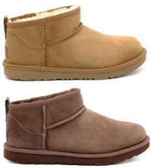 UGG -Classic Ultra Mini Boot – Kids, Color Chestnut