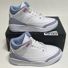 Jordan 3 White Cobalt Bliss Pre School Size 12c Little Kids UK11.5/EU29.5 HQ0783