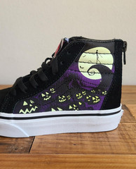 BRAND NEW! VANS Disney Nightmare Before Christmas SK8-Hi Shoes Kids Sz 11