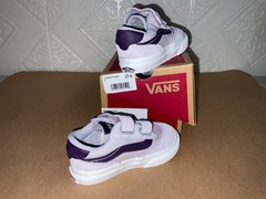 Vans Sneakers Toddler 5 New LILAC/BLUE Hook/Loop Off the Wall Brooklyn