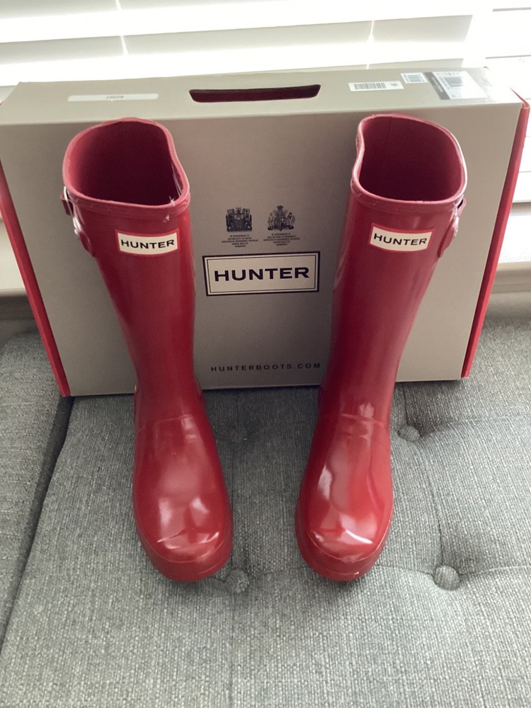 NWT Hunter Kids‘ Original Gloss Waterproof Rain Boot (Little Kid ) 3 M