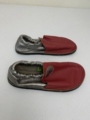Softstar Roo Moccasin Barefoot Leather Sheepskin Slip On Shoes Youth Size 4