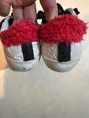 GOLDEN GOOSE GGDB SUPERSTAR White Mesh EU:22 US:6 Kids Sneakers