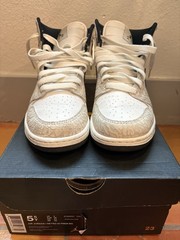Air Jordan 1 Retro High Premium GS ‚White Black‘ Sz 5.5Y
