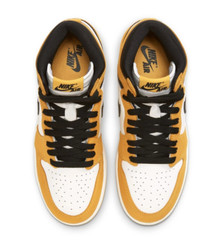 Jordan 1 Retro High OG (GS) ‚Yellow Ochre‘ Black Sail FD1437-701 Kids Sz 5-7 Air