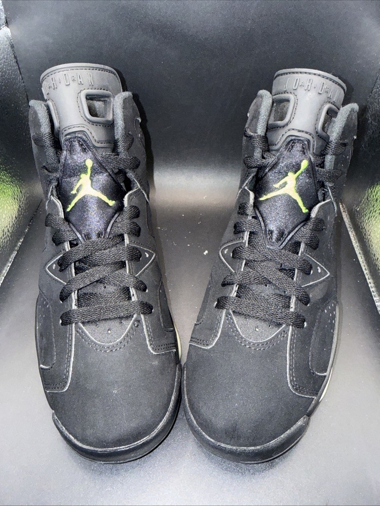 Size 5Y (GS) – Jordan 6 Retro Mid Electric Green, 384665-003, Clean, No Box