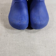 Crocs Blue Handle It Rain Boots Child Kids Size C6 Waterproof Pull On Shoes