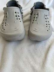 Crocs Echo Clog Atmosphere Light Gray Kids J3 Youth 3 Lightweight Comfort Slide