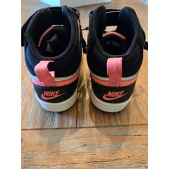 Nike Court Borough Mid 2, Style# CD7782-005, color: Black/White/Neon Pink