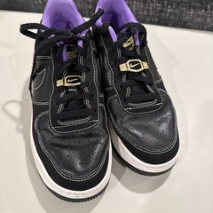 Nike Air Force 1 Low ’07 LV8 ‚World Champ‘ Youth Size 7Y Black Purple DQ0300-001