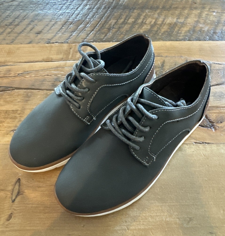 STEVE MADDEN Young Boys Shoes Size 13 Lace-Up Oxford Shoes- Grey