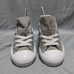 Converse, 662122F, Junior Size 13, Gray, Double tongue,
