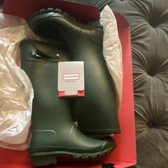 Hunter Original Kids Waterproof Rubber Boots Hunter Green US 4UK 3 EU 35/36