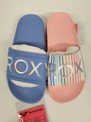 (Mismatched Color): Roxy Kids RG Slippy II Slide Sandals Youth Size 1 Sample