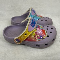 Crocs Fun Lab Peppa Pig Clogs Kids Size C10 Lavender Purple 207915 Toddler Shoes