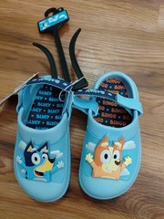Disney Bluey & Bingo Slip On Clogs Light Up!! Boys Or Girls Toddler Size 9 NEW