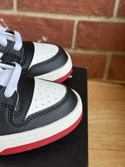 New Adidas Breakstart Red Black White Size 5 Youth Sneakers Retro Shoes