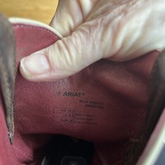 Ariat 4LR Toddler Size 10.5 Western Boots Brown Pink Leather Square Toe Cowgirl
