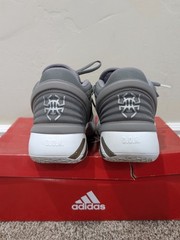 Size 6 Youth Unisex Adidas D.O.N. Issue 2 Grey Lace Up Basketball Shoes FW8515