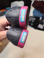 Native Shoes Regatta Black& Shell Pink – Jefferson Kids Waterproof – Kids 9