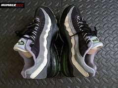 Nike Air Max – Black Grey Ivory Neon Green – US 4.5 Youth 307565-019 Kids Unisex