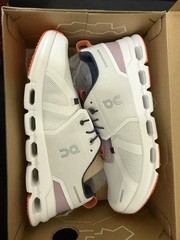 On Cloud Sky Sneaker Lightweight Undyed-White Mauve US 6.5