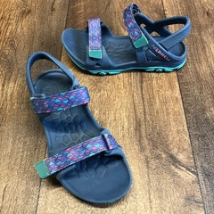 Merrell Hydro Drift Waterproof Sandals Kid’s Youth Size 1 Shoes Blue