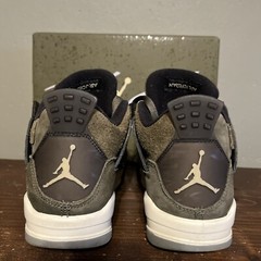 Nike Air Jordan 4 Retro SE Craft Medium Olive Sneakers FB9928-200 Size 4Y