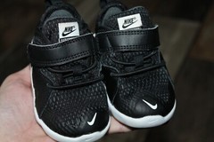 Nike Flex Contact 3 Kids Size 4C US Black/White Toddlers AR4155-001