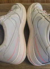 Nike Air Force 1 LV8 Athletic Shoes Sneakers Youth Size 7Y Womens 8.5 Gray Pink
