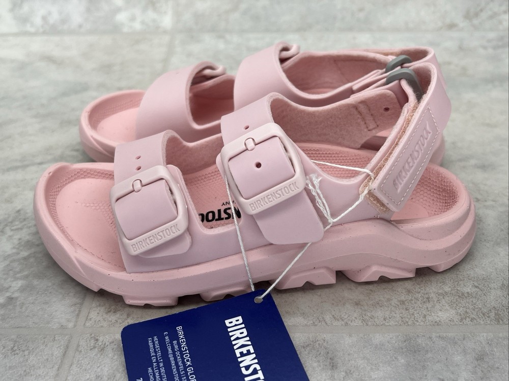 Birkenstock Mogami Kids Birko-Flor Sandals Icy Gentle Rose Size 10-10.5 Girls