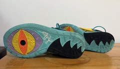 Nike Kyrie 6 Kids 6.5Y Blue/Orange Animal Print Sneakers BQ5599-300