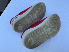 Kizik Boys Sneakers Kids 13C Red Edition Used Condition
