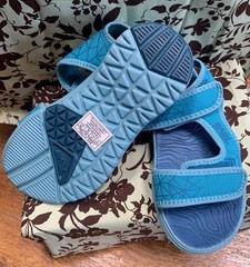 Teva Tidepool Turquoise Strappy Sandals Unisex Kids Hook & Loop Lightweight 11