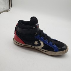 Converse All Star Shoes Kids Size 4 Multicolor High Top Strap Lace Up Sneakers