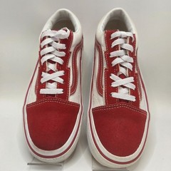 VANS Old Skool Bolt Red/White Leather/Canvas Female-6 Male 4.5 SkaterVibe. Cool