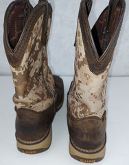 Durango Digital Desert Camo Brown 8″ Kids Western Boots Size 6M NO INSOLES