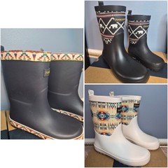 NIB UNISEX PENDLETON TRAIL / TUSCAN RAIN BOOTS -VARIOUS