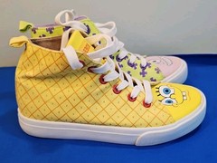 SPONGEBOB SQUAREPANTS PATRICK High Top Shoes SZ 3 Kids Youth Sneakers Ground Up
