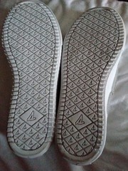 SPERRY BAHAMA PLATFORM GRAY WHITE KIDS SIZE 3 YOUTH VGC