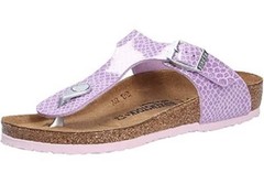 Birkenstock Kids Gizeh Size 30 Kids 12 Purple Magic Snake Lilac Upper