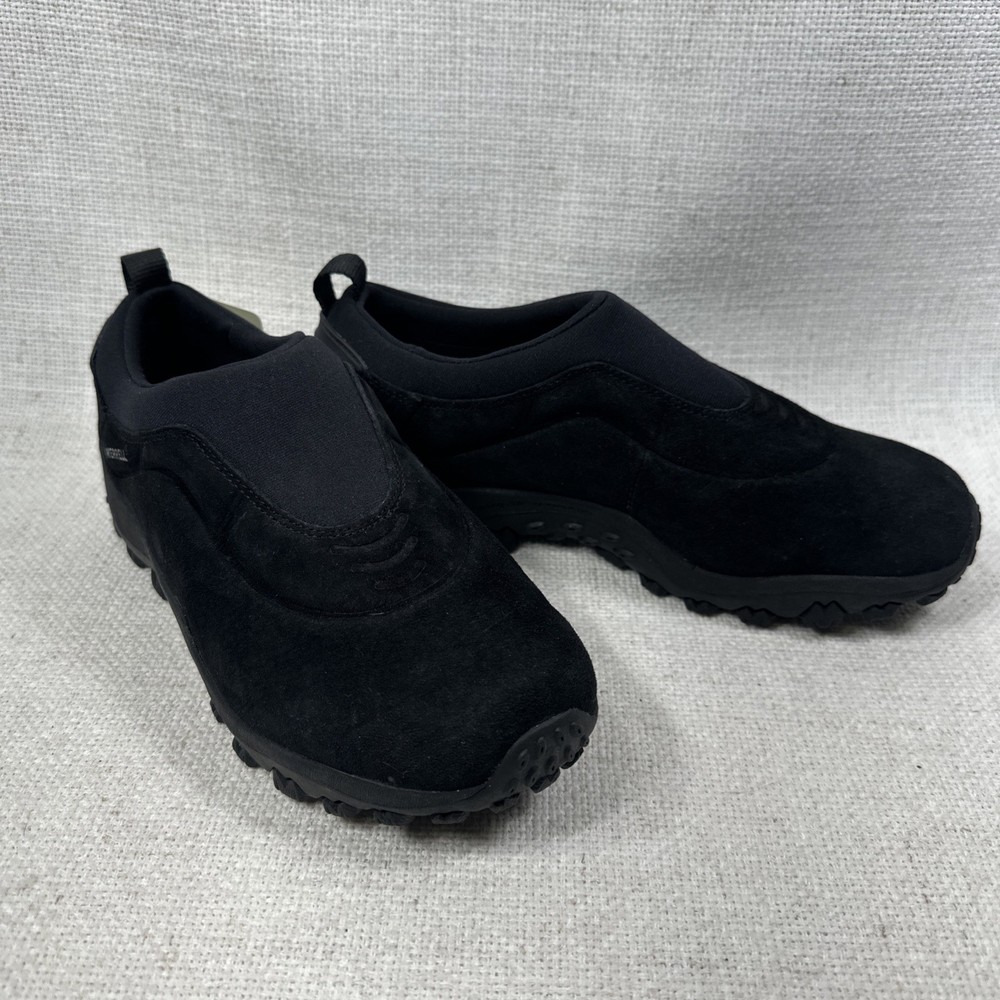 NWT Merrell Chameleon Thermo Moc Youth Size 5.5 Black Slip On Shoe Non Marking