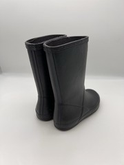 Hunter First Classic Kids Rain Boots Unisex Size 10 Black Rubber Wellies