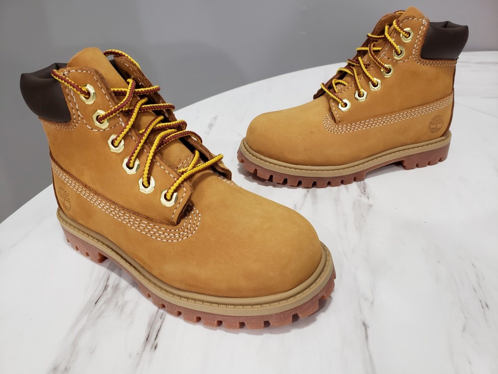 NEW NO BOX SIZE 10 Toddler Timberland 6 In. Premium Work Boot Wheat TB112809 713