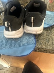 Under Armour Charged Assert 10 Kids Running Shoes 3.5Y Black White 42175527-001