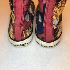 Converse All Star High Top Kids Superman Size 2.5