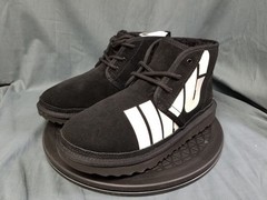 UGG Neumel Boot Kids ‚Chopd‘ Boots Suede Lace-Up Black Size 6 NEW IN BOX!