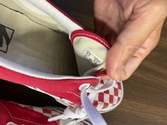 Vans Old School Checkerboard Red White Checker Skateboard Size 6.5 Men 8.0 Women
